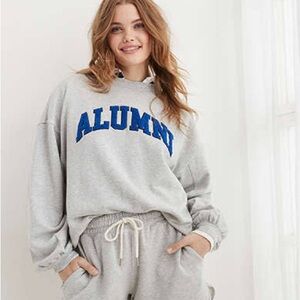 Aerie - ALUMNI Oversized Crew Sweater